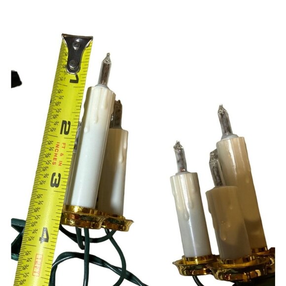 Christmas Candle String Light Set of 15 indoor Clip-on Lights - Picture 3 of 11